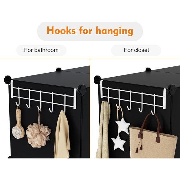 New 6-Cube Storage Organizer, Closet Cabinet Shelf Bookcase for Kids, Bedroom - Picture 5 of 13